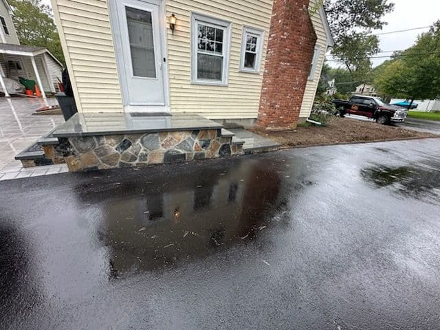 Enhanced Entryway and Patio Featuring Quality Stonework image