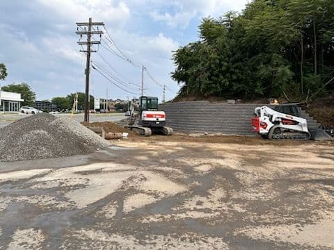Gallery photos for Retaining Wall and Parking Expansion in Peabody, MA: Image #2